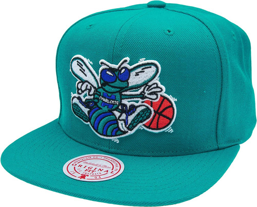 Mitchell Ness Charlotte Hornets Teal Team Ground 2.0 - Gorra