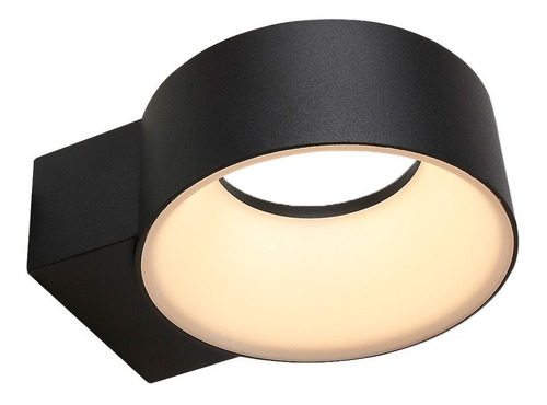 Imagen 4 de 4 de Luminaria Para Muro Exterior, Negro 8w Luz Cálida Tecnolite