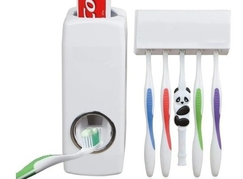 Dispensador De Pasta Dental Y Porta Cepillos