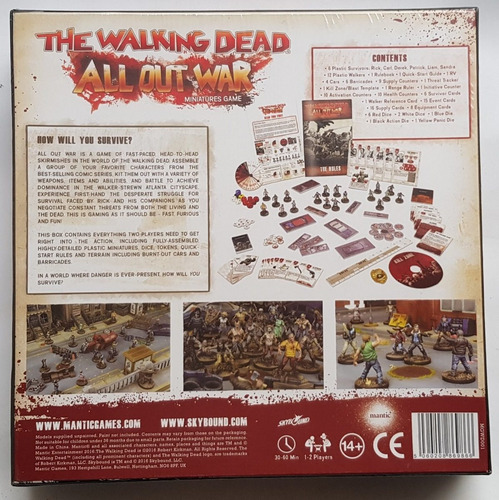 Imagen 2 de 2 de The Walking Dead All Out War Juego De Mesa / Boardgame Nuevo