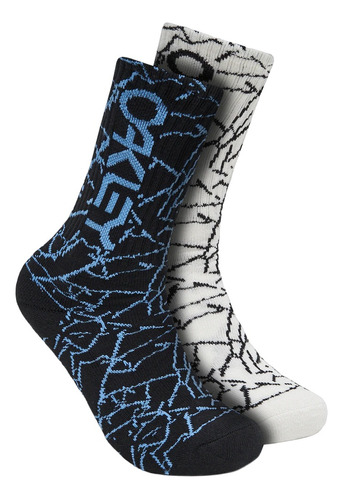 Oakley Medias Calcetines Crackle Printed Socks (2 Pares)