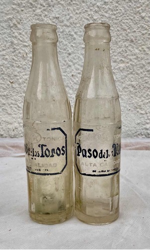 Lote De Botellas Antiguas De Refresco Paso De Los Toros!