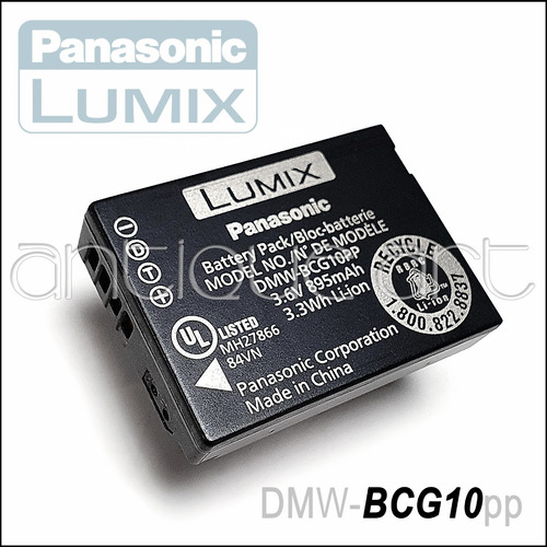 A64 Bateria Lumix Dmw Bcg10 Panasonic Dmc Zs9 Zs10 Zs15 Zs25