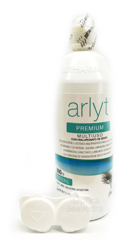 Imagen 3 de 5 de Arlyt Premium 360 Ml Solucion Para Lentes Contacto + Estuche
