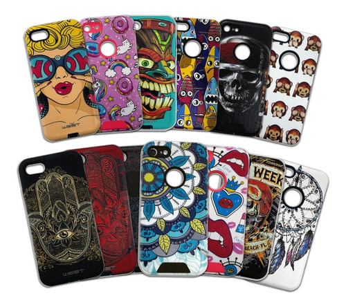 Funda Protector Reforzadas Diseños Para iPhone 7 & 8 Plus