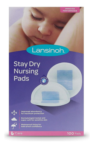 Almohadillas De Lactancia Desechable Lansinoh 100 2pack