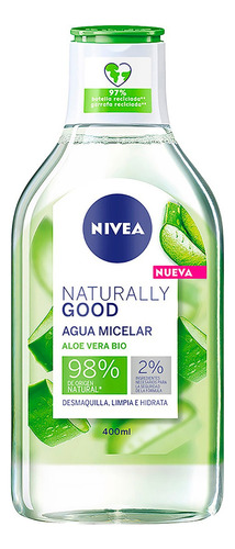 Agua Micelar Nivea Naturally Good Con Aloe Vera Bio - 400ml