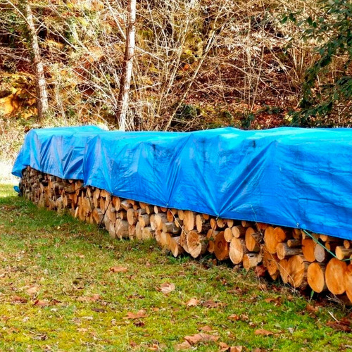 Lona Azul 8x5 Cobertura Camping Tenda Telhado Obra