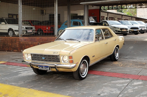 Chevrolet Opala De Luxo 4100 1977 Placa Preta Ar