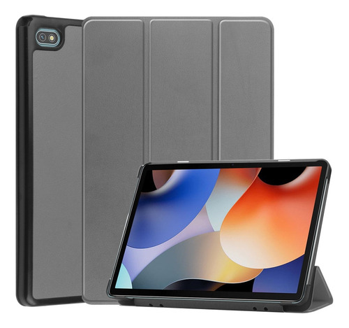 Jidihu Funda De Piel Gris For Blackview Oscal Pad 10