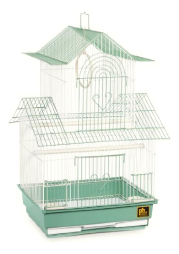 Prevue Hendryx Shanghai Parakeet Cage, Green And White