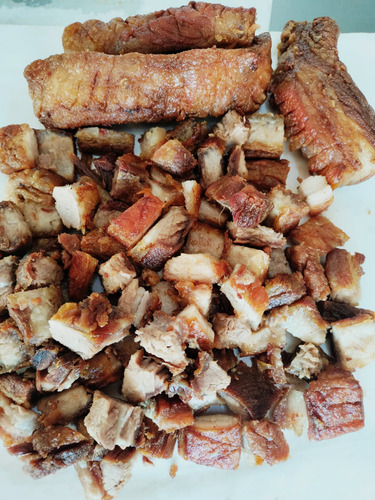 Chicharrón De Cerdo Carnudo 4kg Picado Del Día Fresco Proel