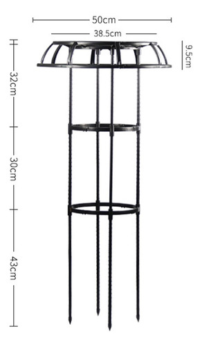 Enrejado De Jardín, Soporte Para , Enrejado, 105x50cm
