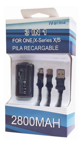 Kit Carga Y Juega Para Control Xbox One Cable V8 Y Tipo C