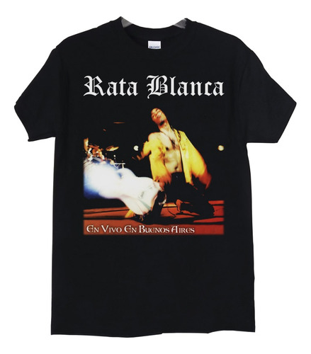 Polera Rata Blanca En Vivo En Buenos Aires Metal Abominatron