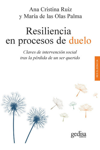 Resiliencia En Procesos De Duelo, De Ruiz Mosquera, Ana Cristina. Editorial Gedisa, Tapa Blanda En Español