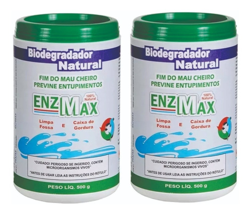 Enzmax Limpa Fossa Caixa De Gordura Ralo Biodegradador - 1kg