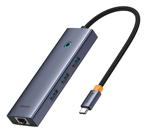 Hub Adaptador Usb-c 4 En 1 Baseus Usb Ethernet Rj45