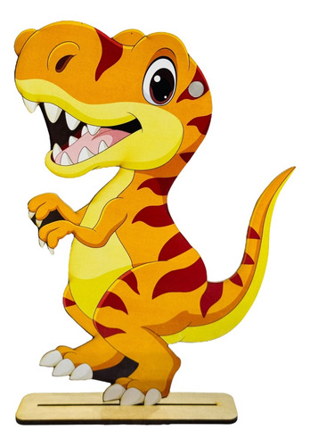 20 Figura Corte Laser Con Impresión Dinosaurio Dino Cumple