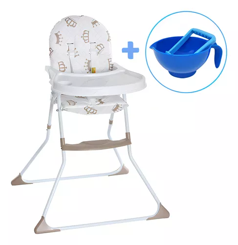 Cadeira Alimentação Portátil Alta Bebe Cadeirinha Nick Blue