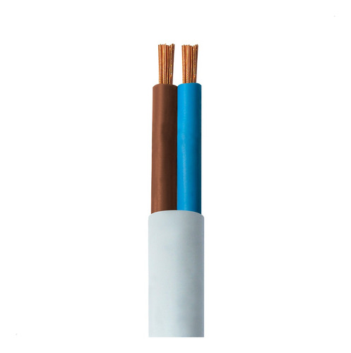 Cable Taller Blanco 2x0.75 Mm X Mt Iram Kalop Electro Medina