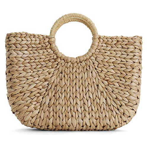 Rutledge &amp; King Straw Purse - Cesta Purse - Bolsos De Ta