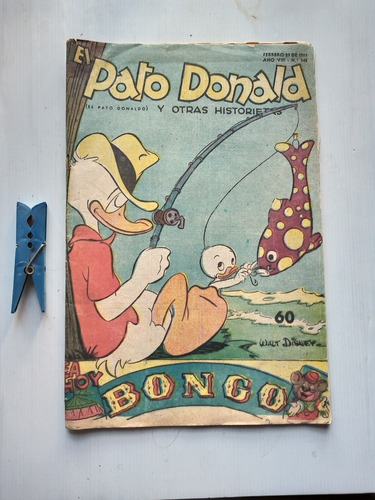 Revista Pato Donald (grande) - Walt Disney -n° 342 - 1951
