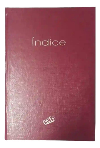 Libro Indice Rab Tapa Dura 2 Manos ( 2224/i )