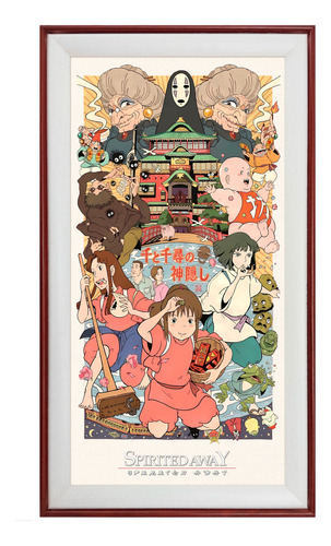 Cuadro Decorativo Studio Ghibli  El Viaje De Chihiro 