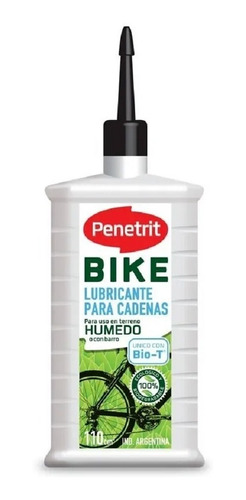 Lubricante Para Cadenas Húmedo Bio-t  Bike Penetrit / 110cm3
