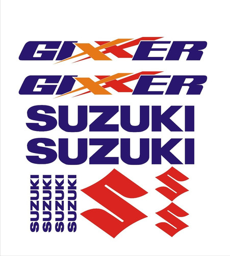 Calcomanías Gixxer Suzuki Reflejantes