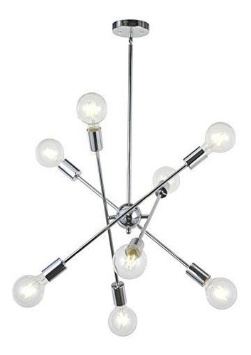 Techo Bonlicht 8-luz De La Lámpara Sputnik Chrome Vintage Mo