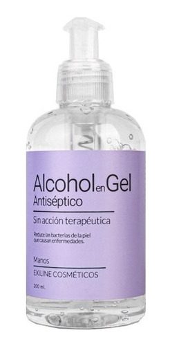 Alcohol En Gel Sanitizante 200ml Exiline Antiseptico