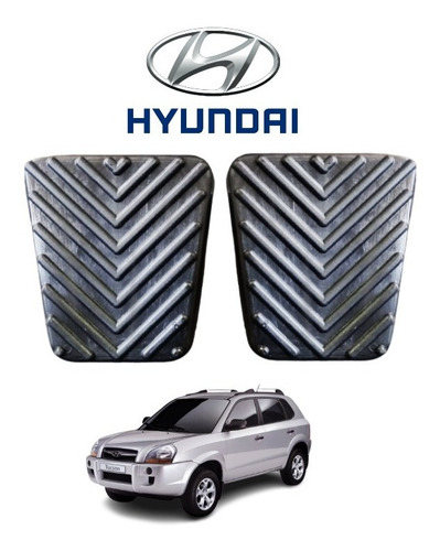 Imagem 2 de 10 de Capa Pedal Hyundai Elantra I30 Hb20 Tucson Kia Sportage
