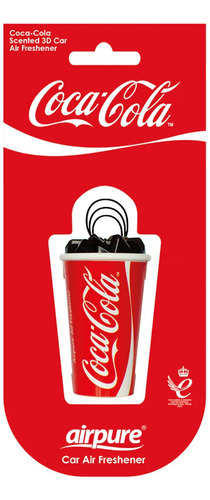 Odorizante Automotivo Aromatizante Coca-cola Copo 3d Airpure