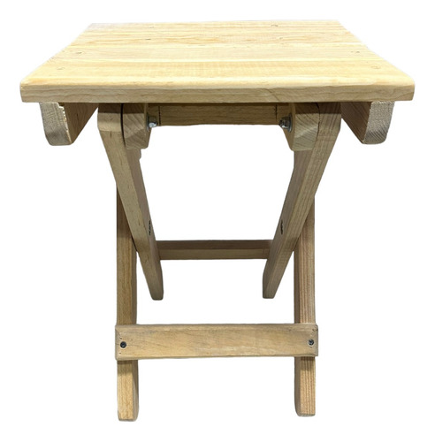 Banco Plegable Mardam Madera De Pino Reforzado Black