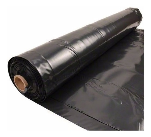 Nylon Negro Polietileno 180 Micron 2mt Ancho X 10mts Vazquez