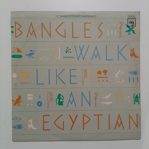 Bangles Walk Like An Egyptian 1986 Vinil Maxi Single 