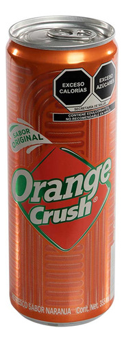 Refresco Orange Crush Naranja 355ml