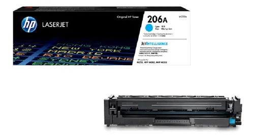 Cartucho De Toner Original Hp Laserjet 206a Cian W2111a