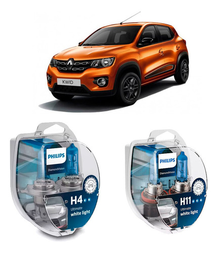 Pack Lamparas Philips Renault Kwid