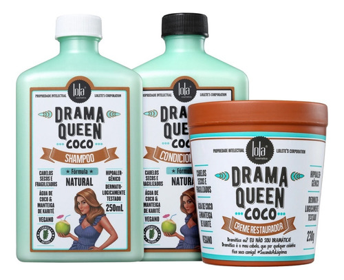 Kit Lola Cosmetics Drama Queen Coco Trio (3 Produtos)