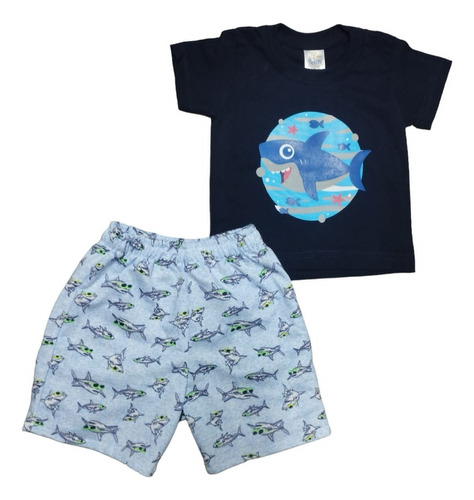 Conjunto Bebe Burda Shark