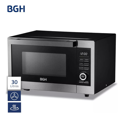 Microondas Con Airfryer Bgh B330dfn24 30 Litros Grill