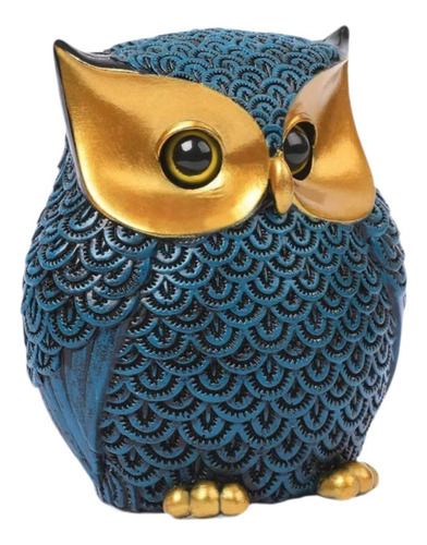 Estatua Del Búho Búho Figurine Estante Decoración De La