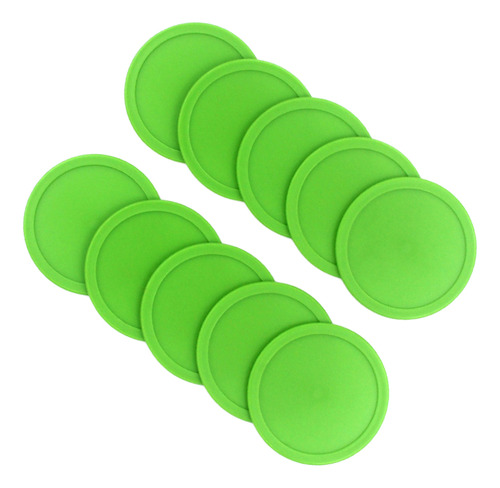 Juego De Discos Green Air Hockey Pushers, 20 Unidades, Minih