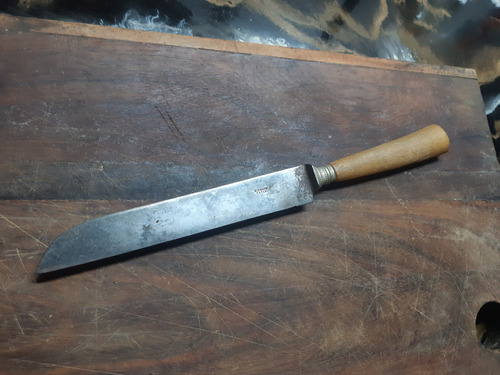 Antiguo Cuchillo Verijero15,5cm De Hoja Acero Carbono