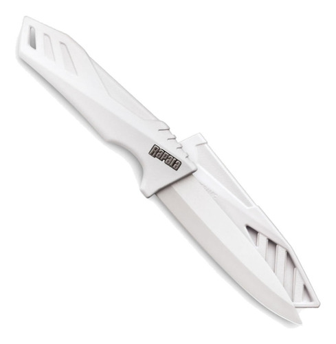 Cuchillo Pesca Rapala Rcbkw4b Ceramica 9 Cm Funda 50 G Color Blanco