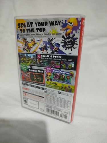 Videojuego Splatoon 2, Nintendo Switch, (Usado)