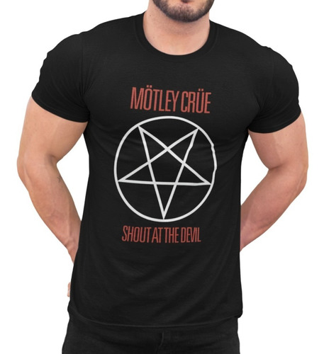 Playera Motley Crue/ Shout At The Devil/ Dama Y Caballero